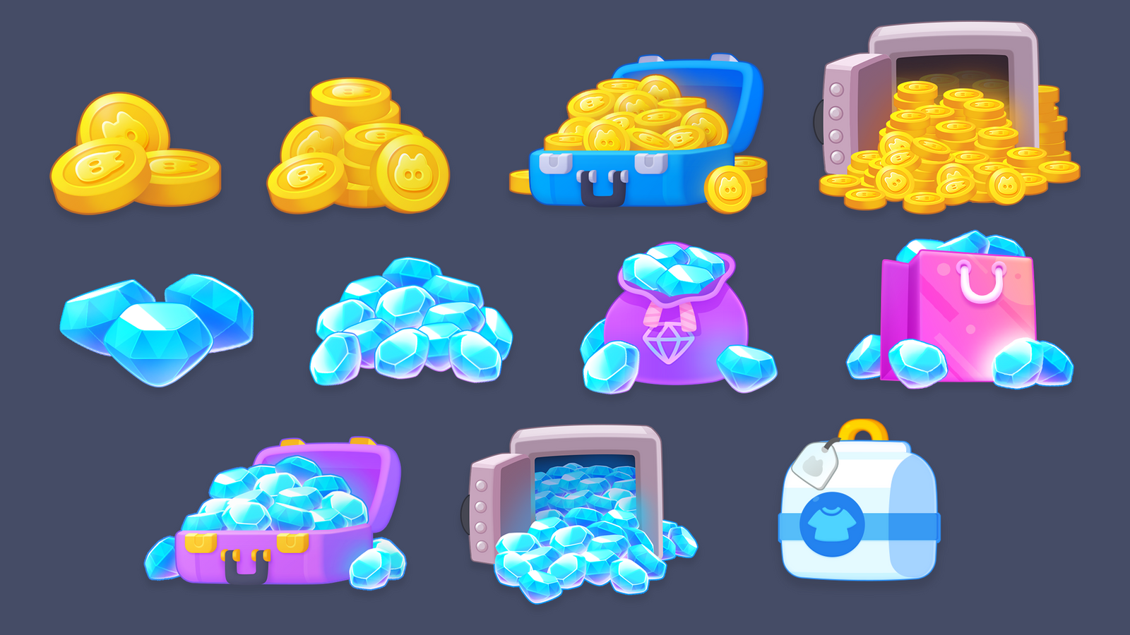 LayerLab Shop GUI interface for Life Game showing component shop package with colorful icons and layout elements.