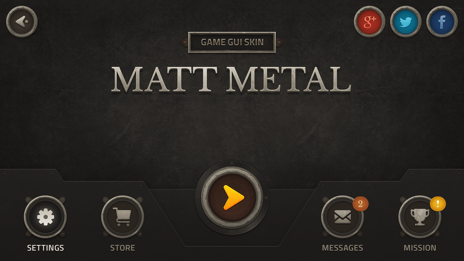 LAYERLAB Shop GUI Matt Metal interface design featuring sleek, modern metal finish with clean lines and a minimalist aesthetic.