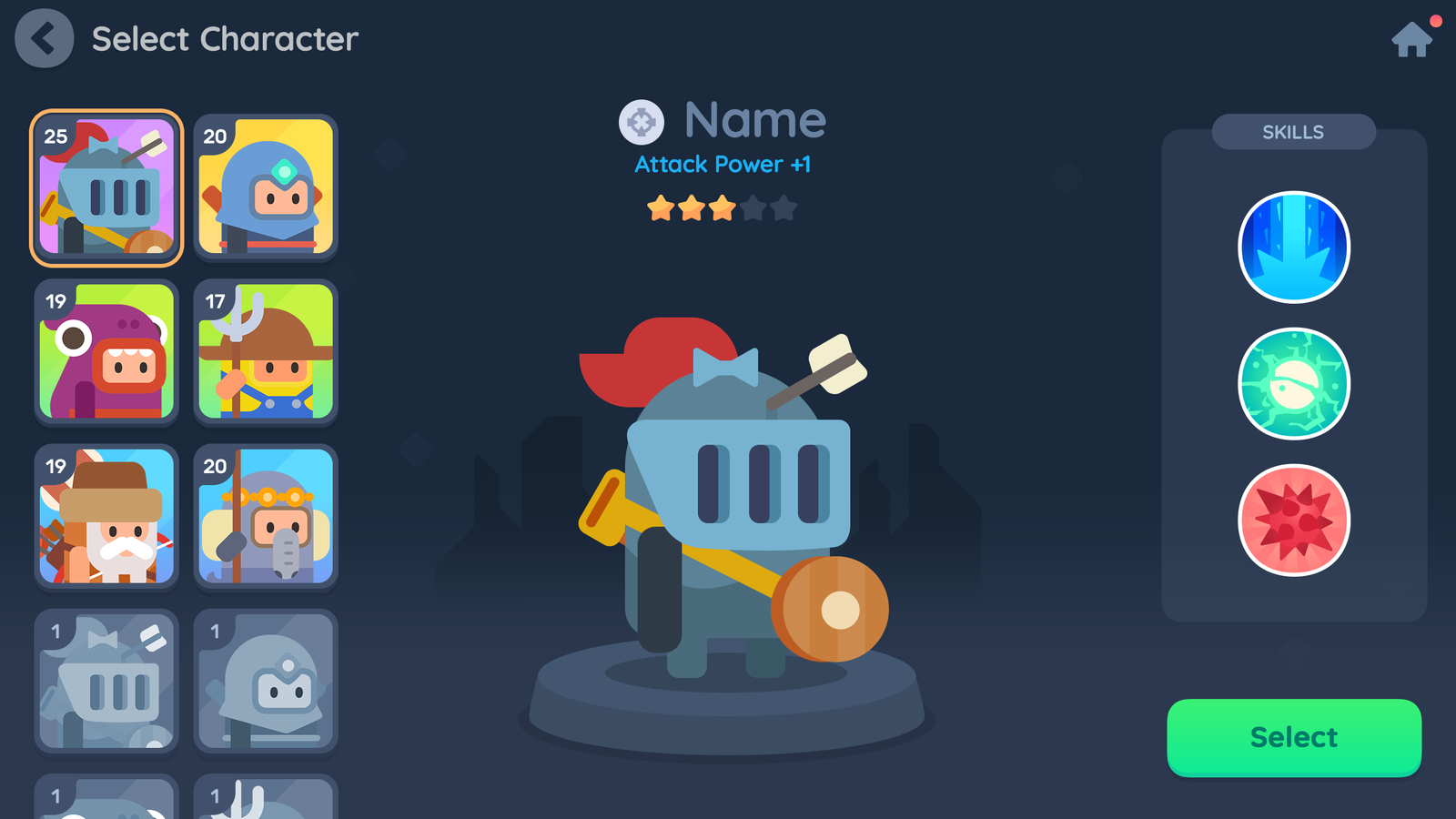 LayerLab Shop GUI Pro simple casual interface featuring character detail in a clean, modern design with vibrant colors.