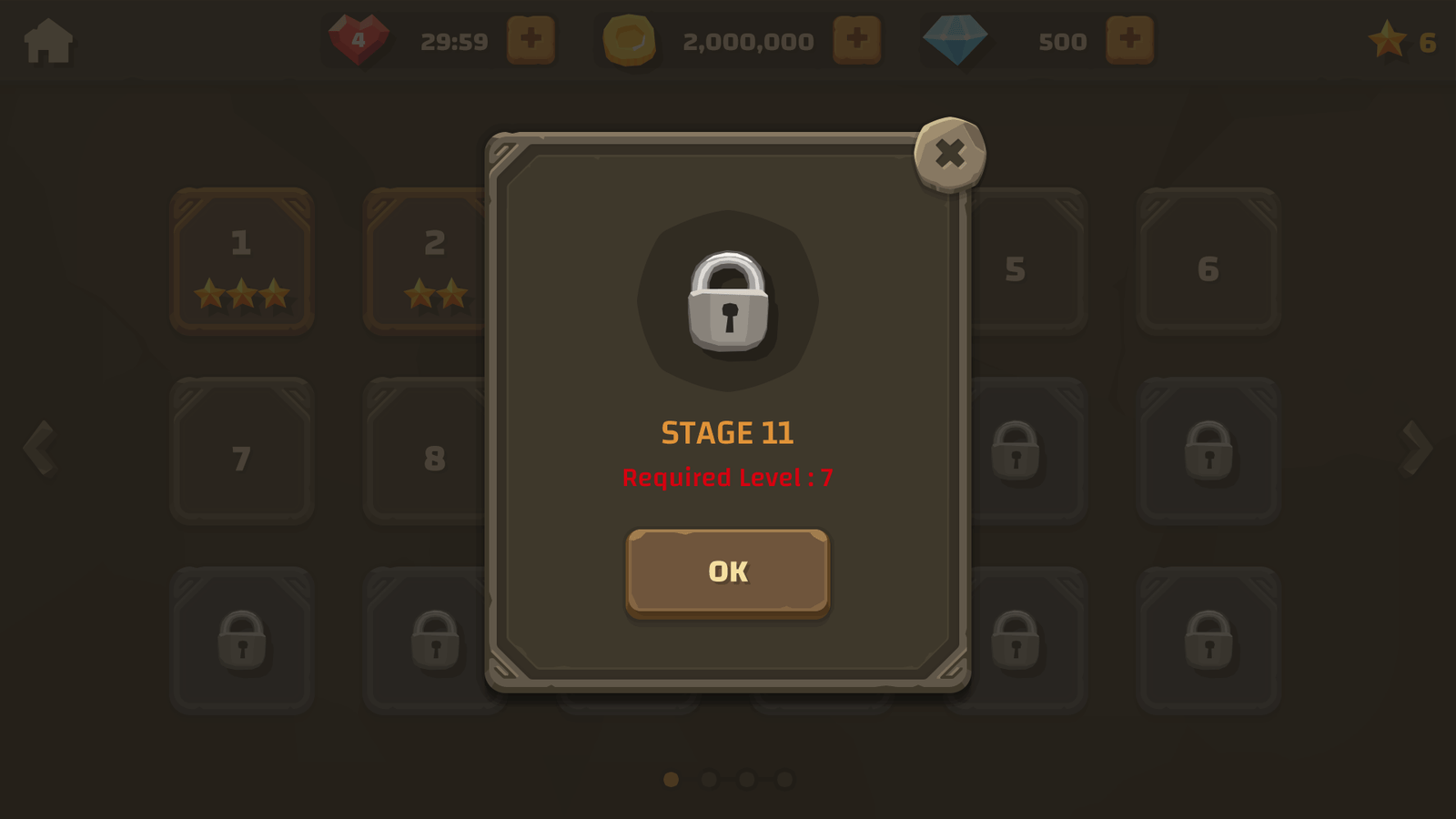LAYERLAB Shop GUI interface called The Stone with StageLock feature, showing a digital interface with locking controls and design elements.