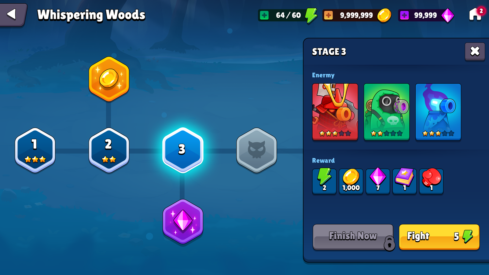 GUI Pro casual game interface by 내 스토어, showing a stage select screen with multiple levels and colorful design elements.