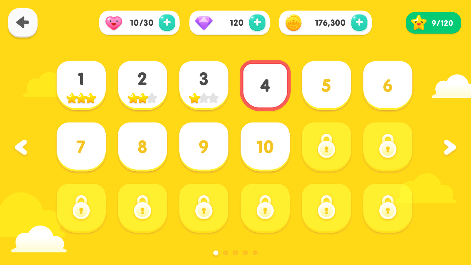 LAYERLAB Shop GUI Yellow Kid interface screen with colorful design and interactive elements in a digital art style.