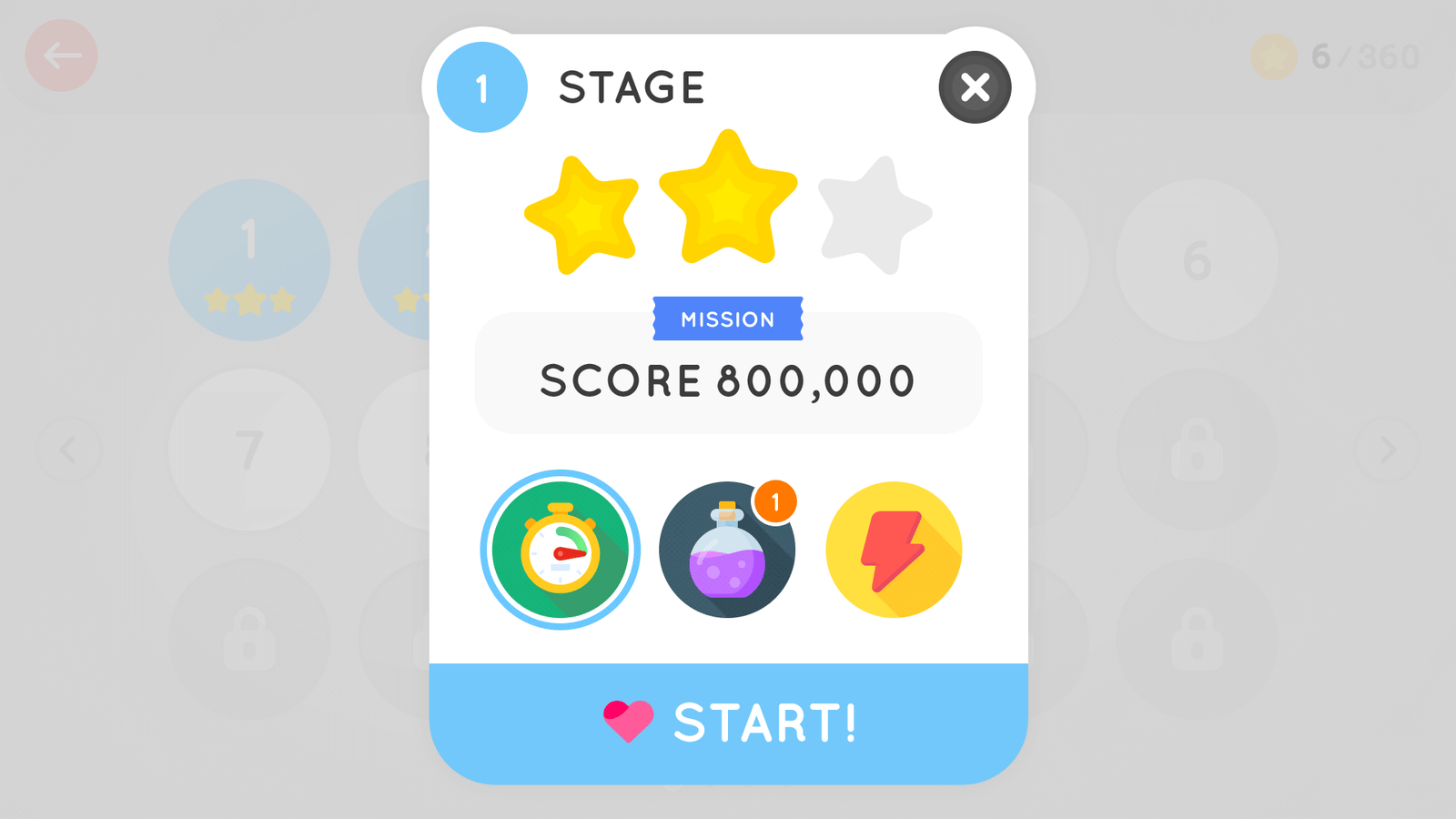LayerLab Shop GUI simple round interface screenshot showing the start stage with circular design elements and menu options.