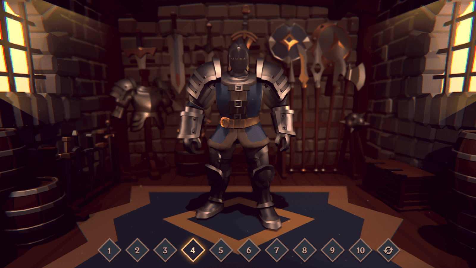 3D fantasy character model by LAYERLAB Shop, detailed digital art of a mythical creature or hero in vibrant fantasy style.