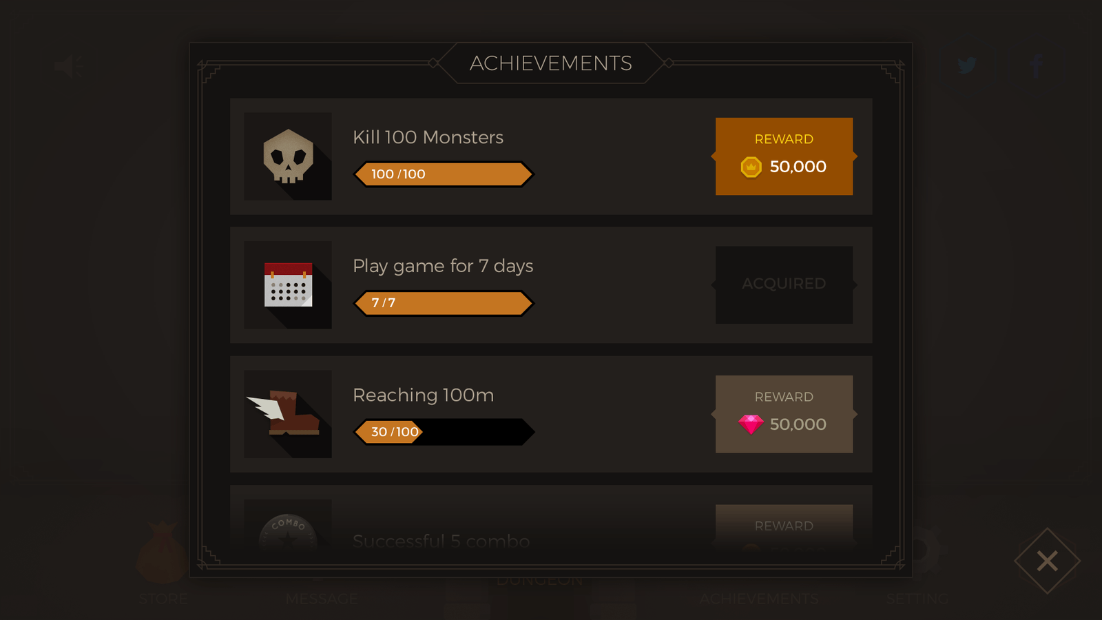 Dark Geo interface by LAYERLAB Shop featuring geometric dark-themed design with achievement icons and digital interface elements.