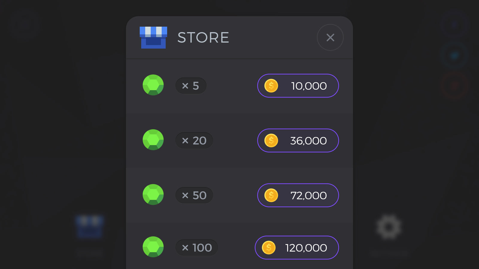 LAYERLAB Shop GUI Neon interface with a vibrant, jewel-toned digital display showcasing colorful neon design elements.