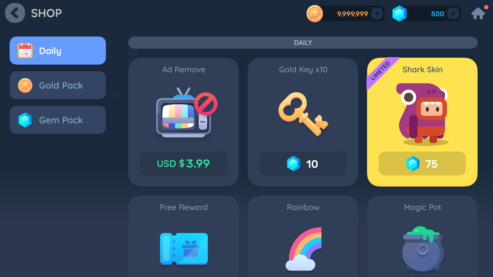 Simple casual GUI interface design by LAYERLAB Shop for GUI Pro, featuring clean layout and modern style in the image.