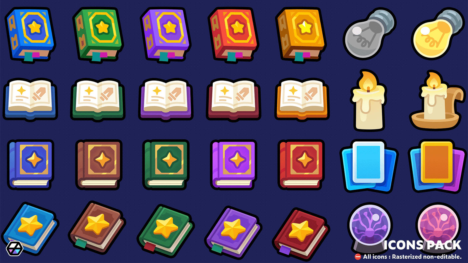 Casual game icon pack by LayerLab featuring economy and item icons