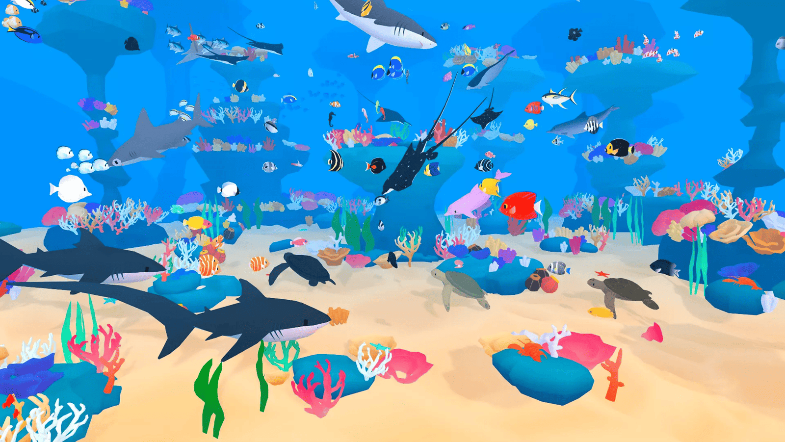 3D fish character from LAYERLAB Shop, colorful and detailed digital 3D model with vibrant scales and fins.