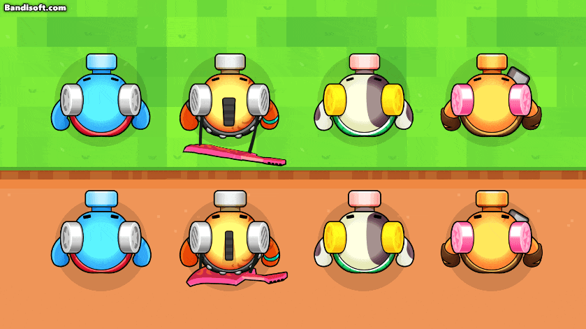 Top view of a 2D character illustration from LAYERLAB Shop, showcasing detailed character design and vibrant colors.