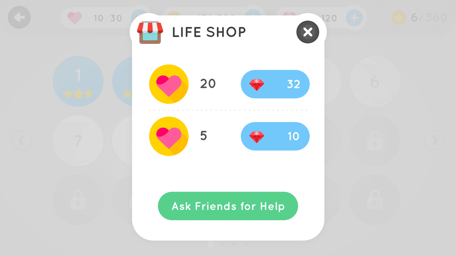 Simple round GUI interface design by LAYERLAB Shop, featuring a clean, minimal circular layout on a black background.