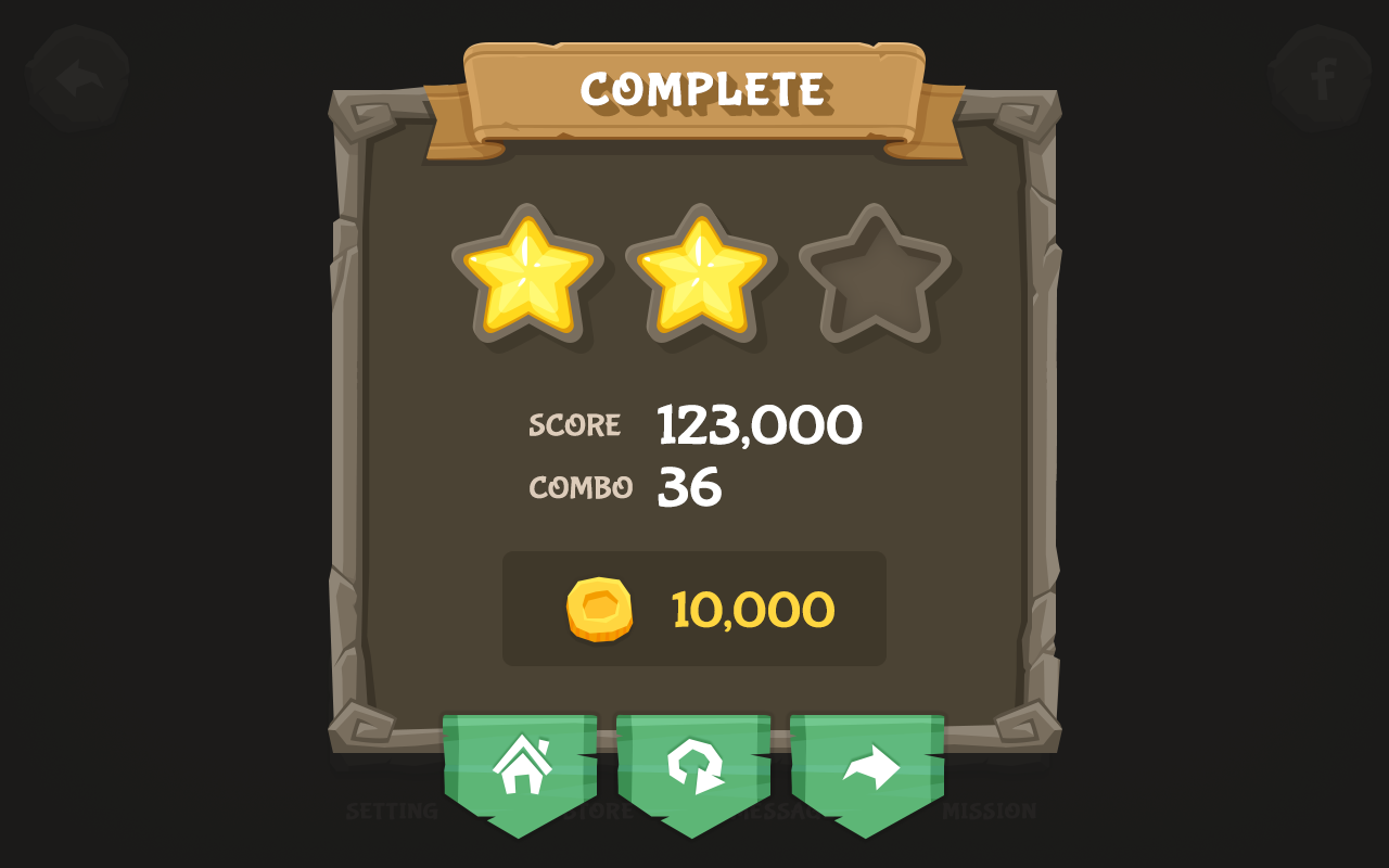 DarkStone interface screen displaying a 10-score indicator for LAYERLAB Shop's GUI DarkStone software.