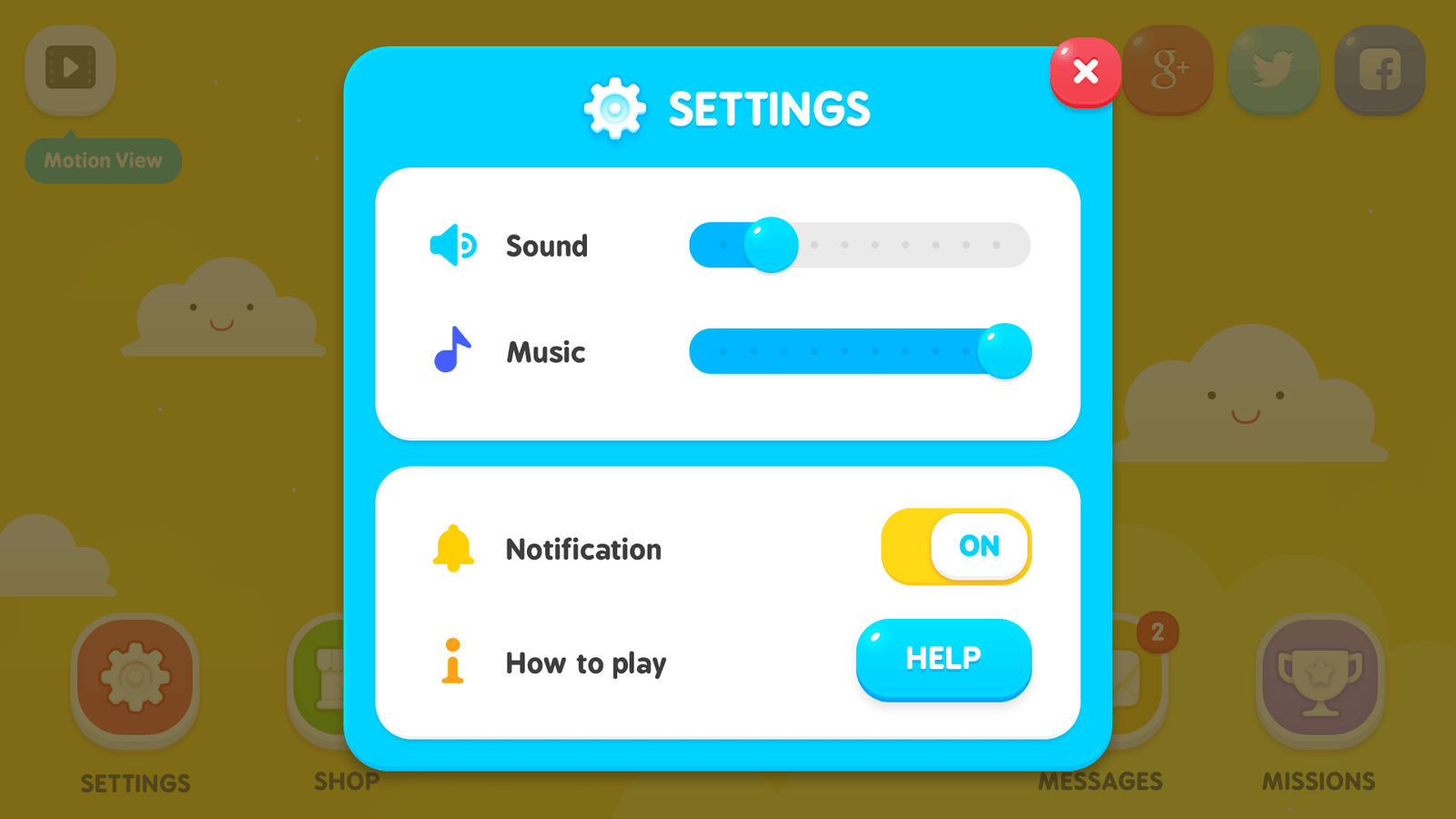 Yellow Kid interface from LAYERLAB Shop, featuring colorful settings and design elements in a digital GUI layout.