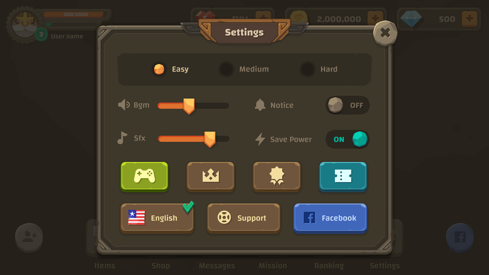 LayerLab Shop GUI interface showing 16 settings menu with configuration options and visual layout.