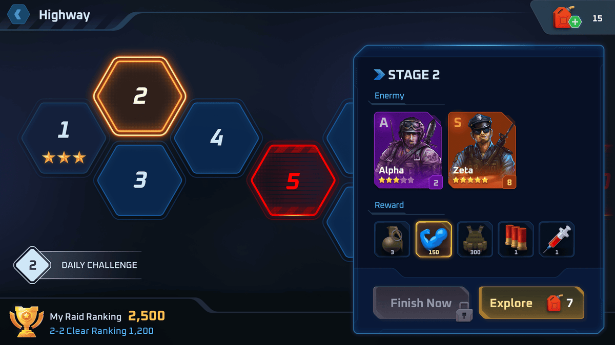 GUI Pro Survival Clean interface by LAYERLAB Shop showing a colorful play stage design with various icons and interactive elements.