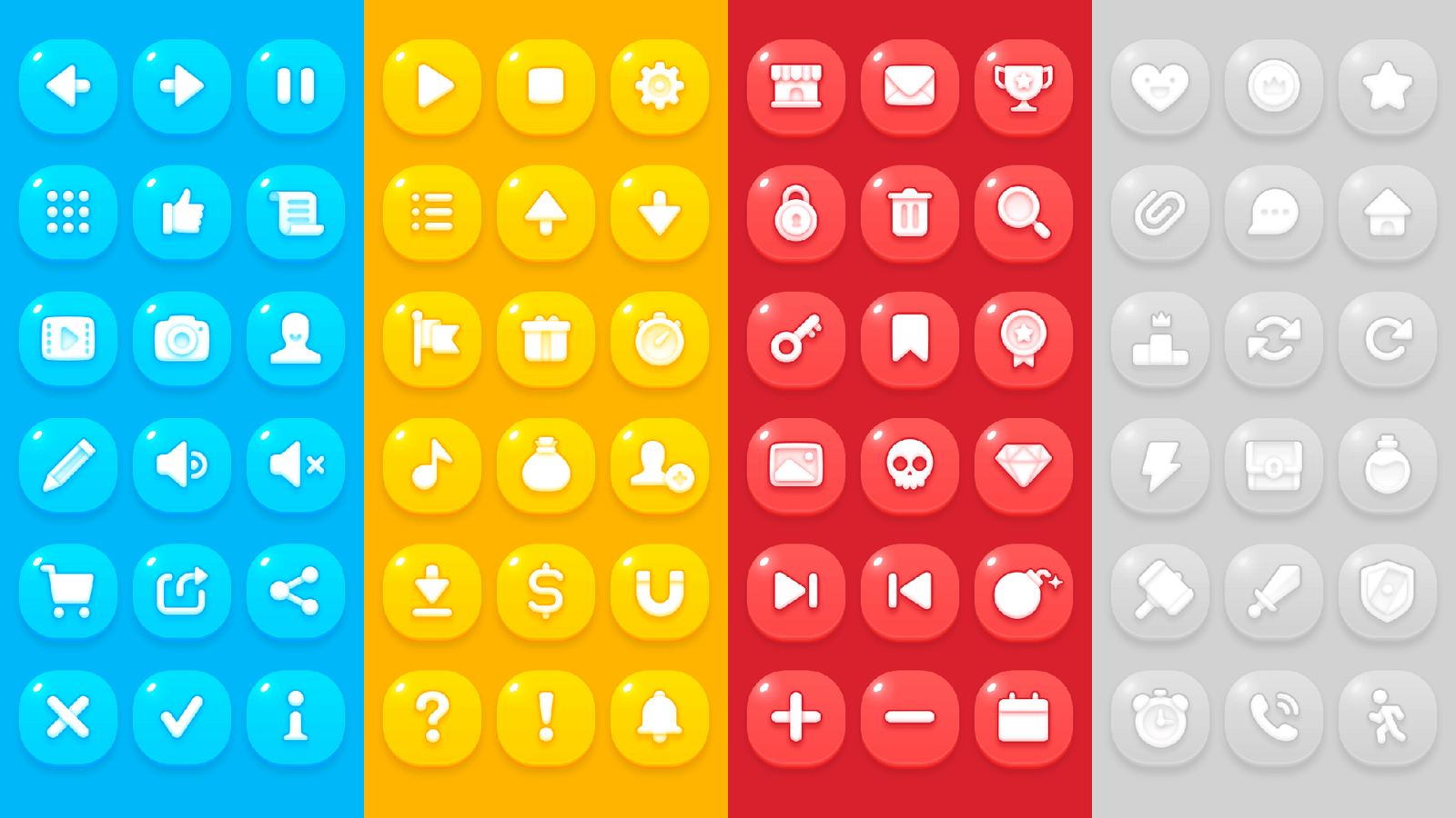 Yellow GUI interface button labeled "Function" from LAYERLAB Shop's Yellow Kid series.