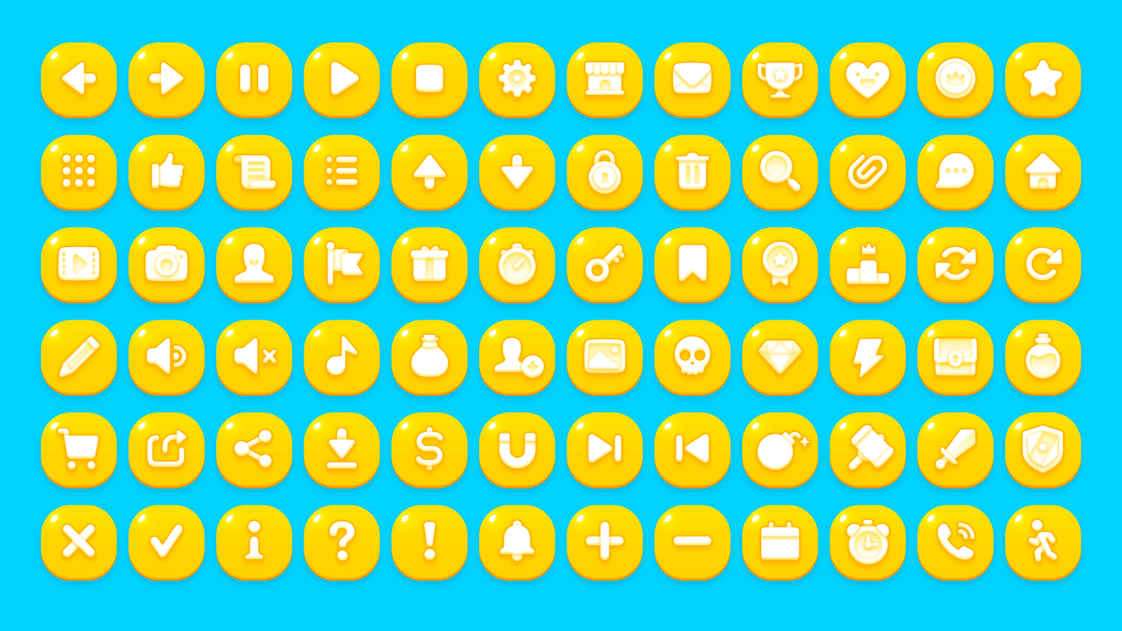 Yellow interface button labeled "19 Function" from LAYERLAB Shop's GUI - Yellow Kid interface for digital control.