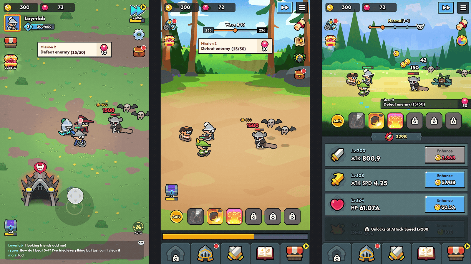 Minimal game light interface design by LAYERLAB Shop for GUI Pro, featuring sleek, modern visuals with PSD file included.
