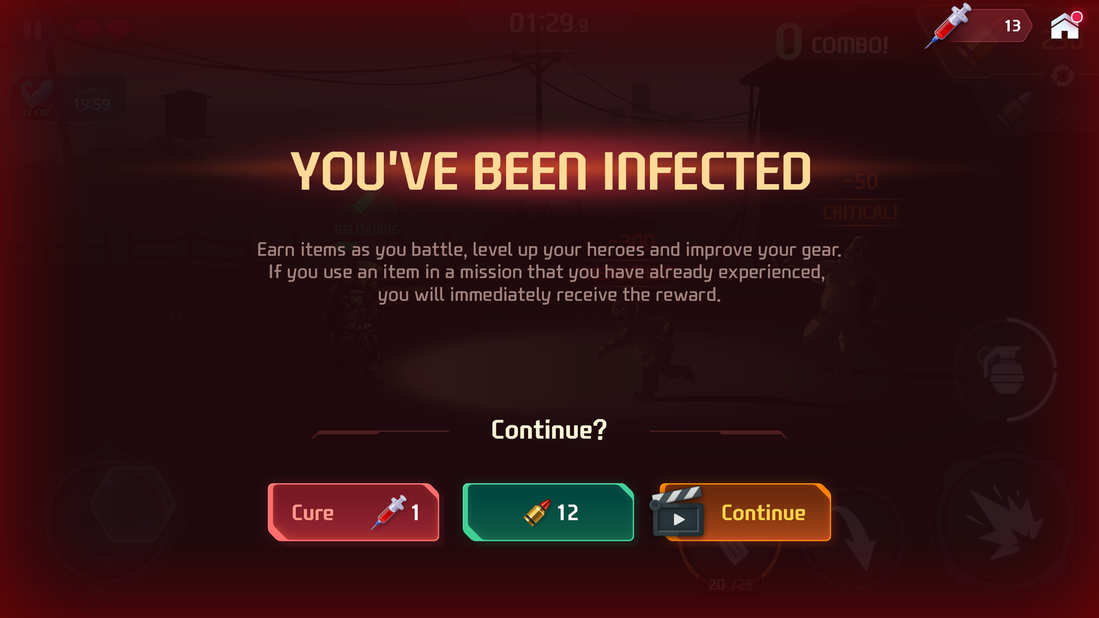 GUI Pro Survival Clean interface from LAYERLAB Shop showing exploration, play, and failure screens in a digital interface design.