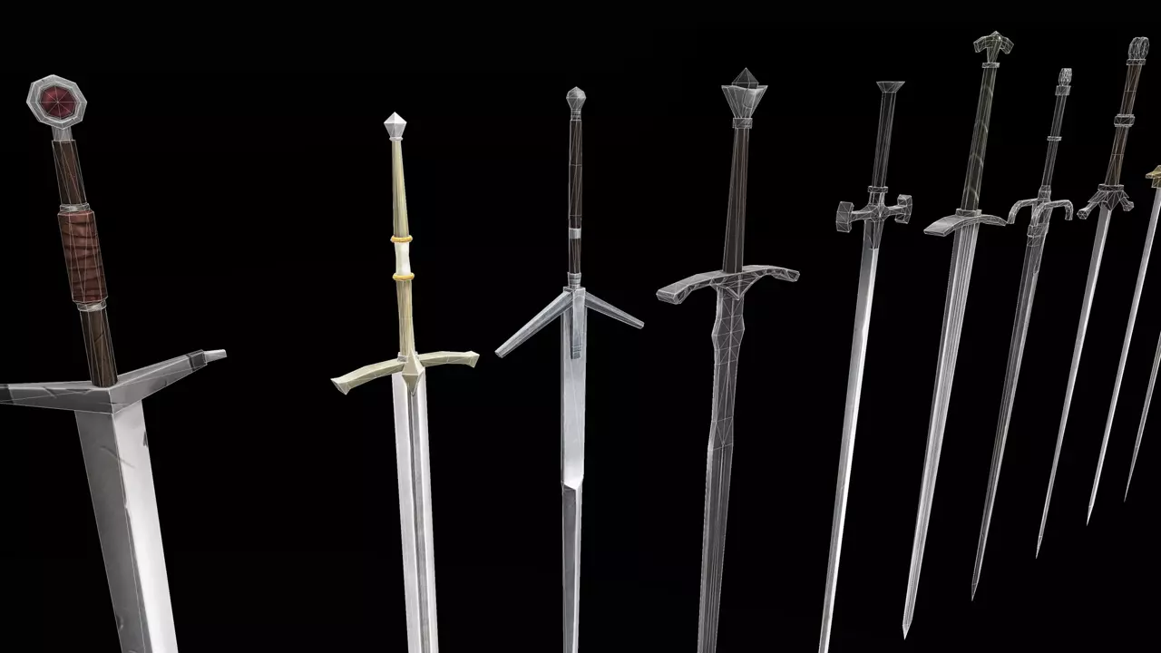 3D weapon prop from LAYERLAB Shop, detailed and realistic design, suitable for gaming or 3D modeling projects.
