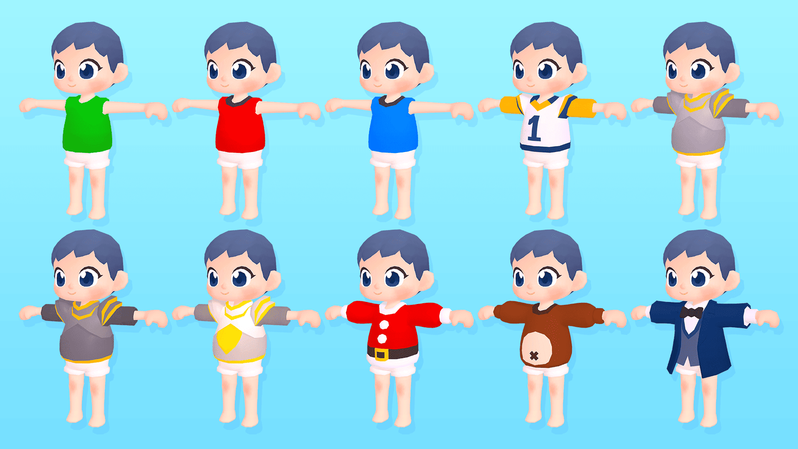 3D Characters Pro casual character model from LAYERLAB Shop, detailed 3D character with modern clothing and realistic features.