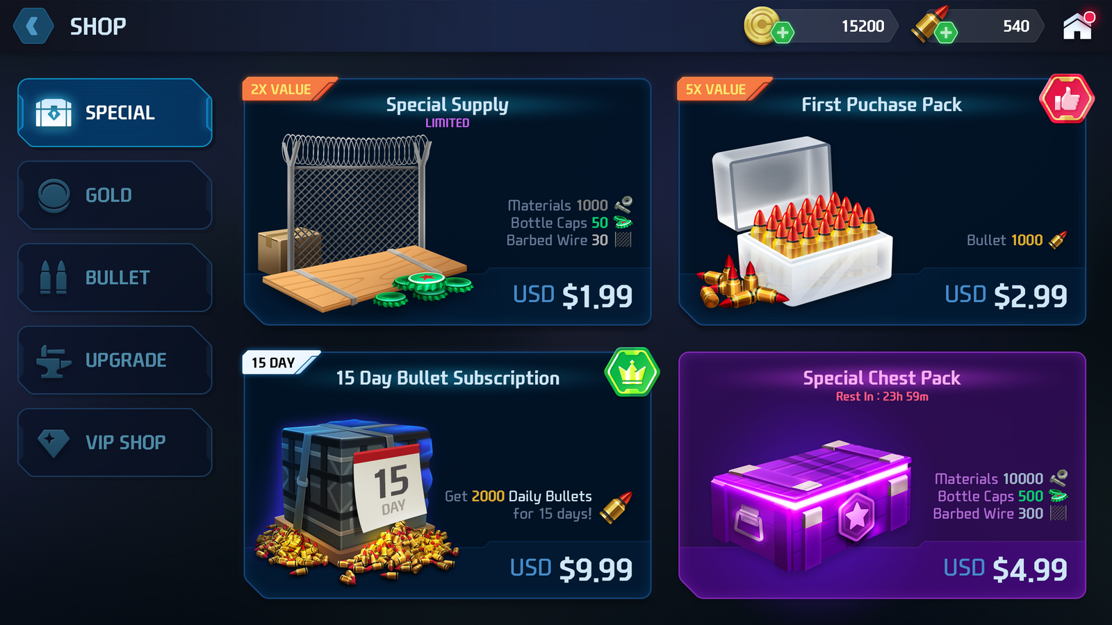 GUI Pro Survival Clean interface by LAYERLAB Shop, featuring a modern digital design with colorful icons and layout elements.