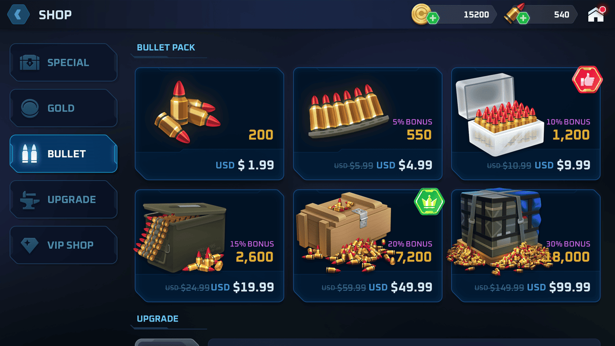 LAYERLAB Shop GUI Pro Survival Clean interface with a bullet icon, designed for digital interface customization.