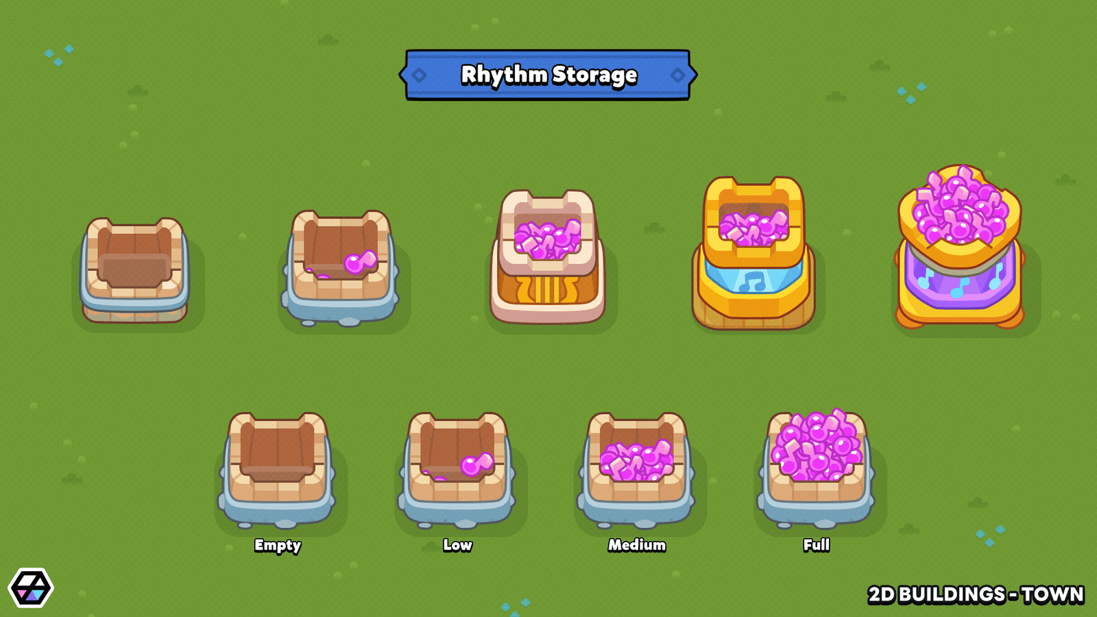 2D Buildings - Town