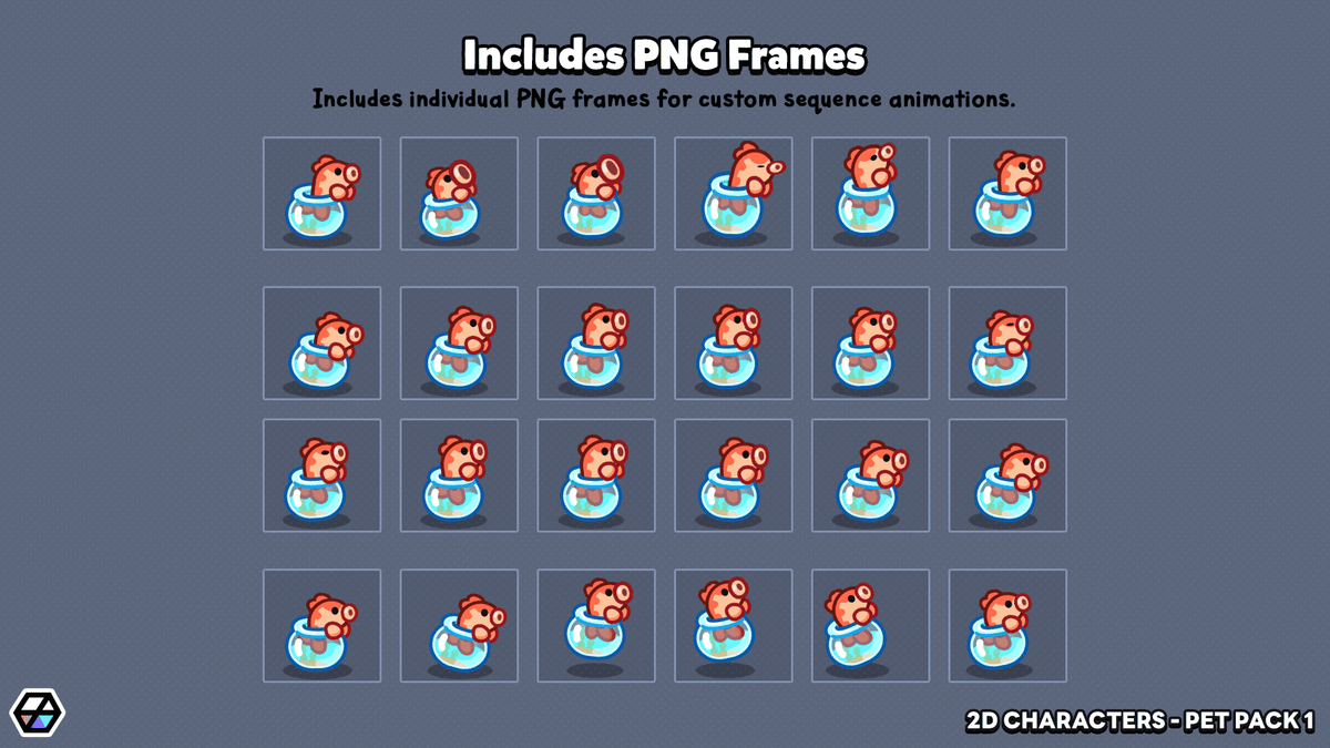 2D Characters - Pet Pack 1