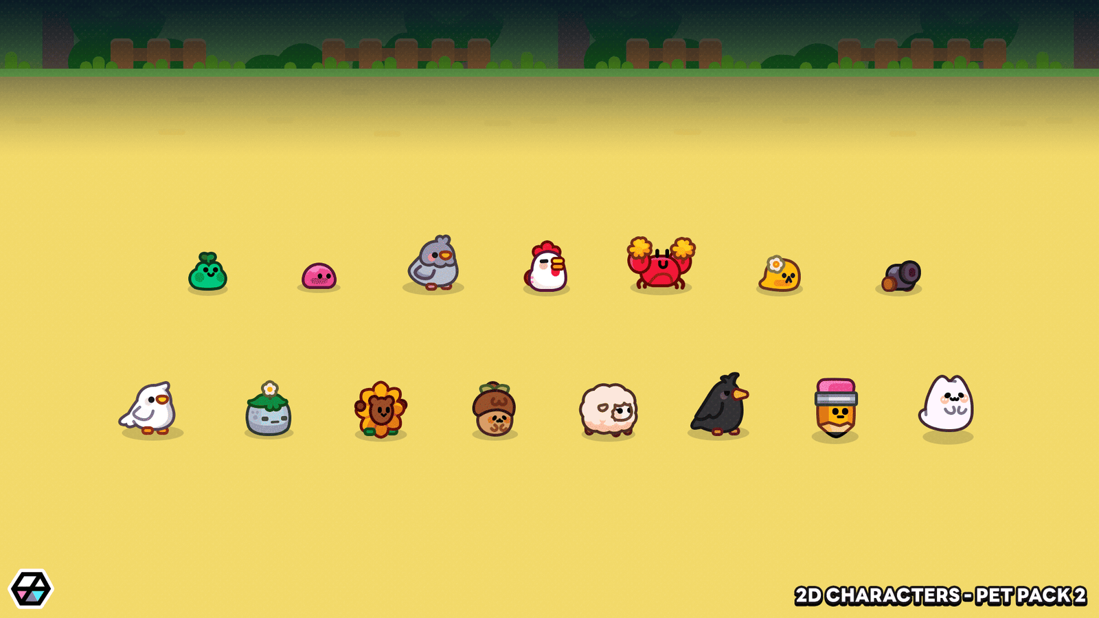 2D Characters - Pet Pack 2