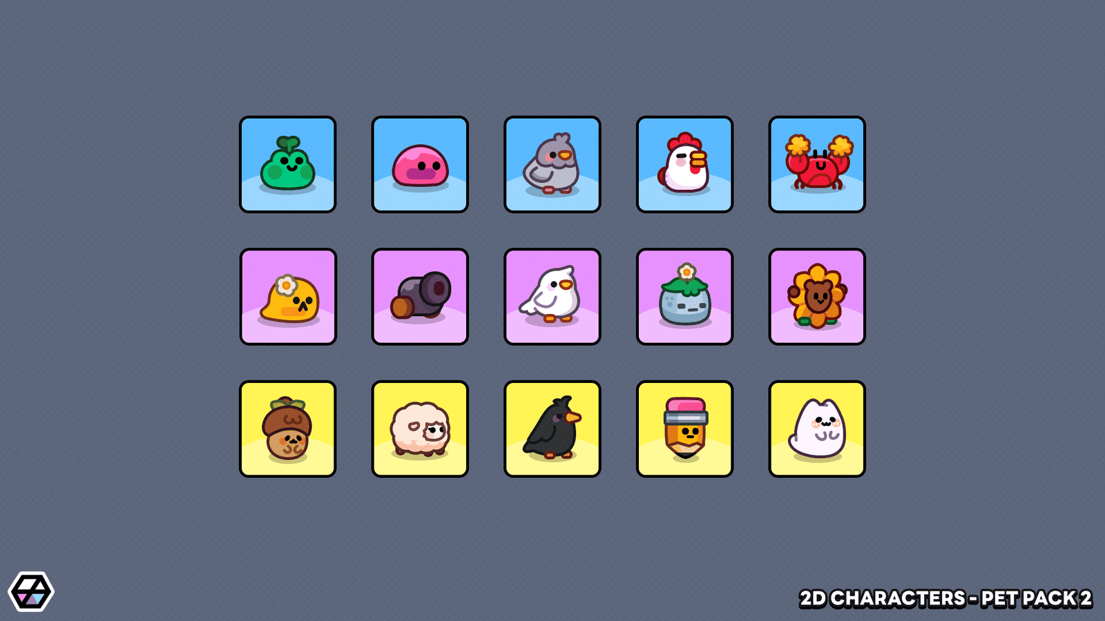 2D Characters - Pet Pack 2