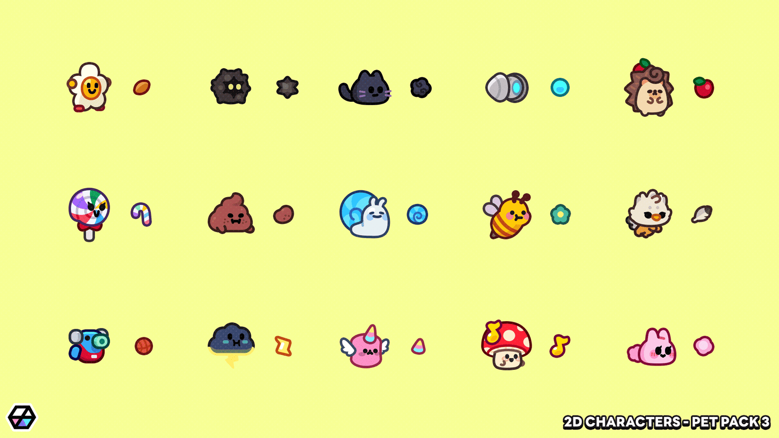 2D Characters - Pet Pack 3