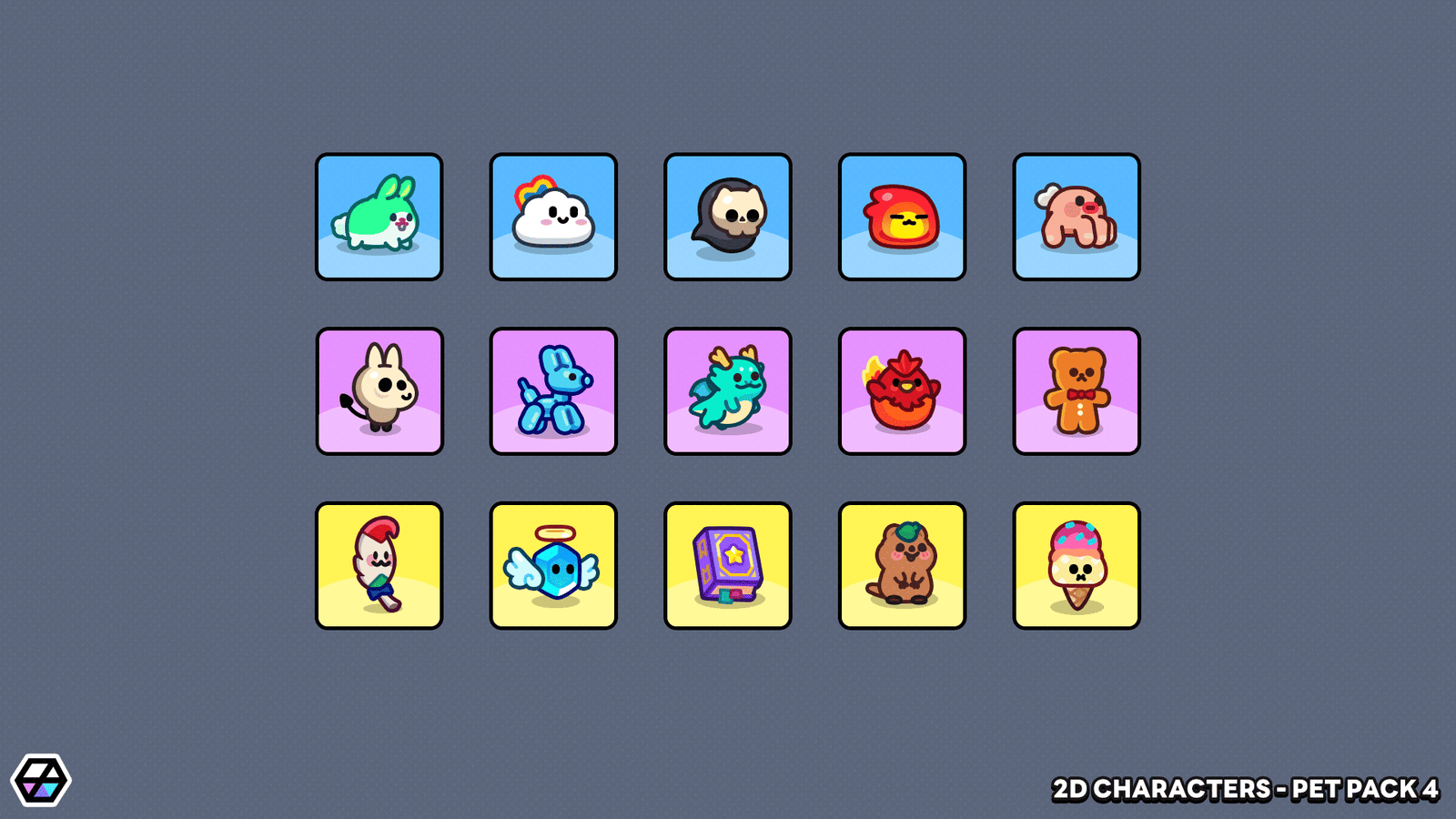 2D Characters - Pet Pack 4