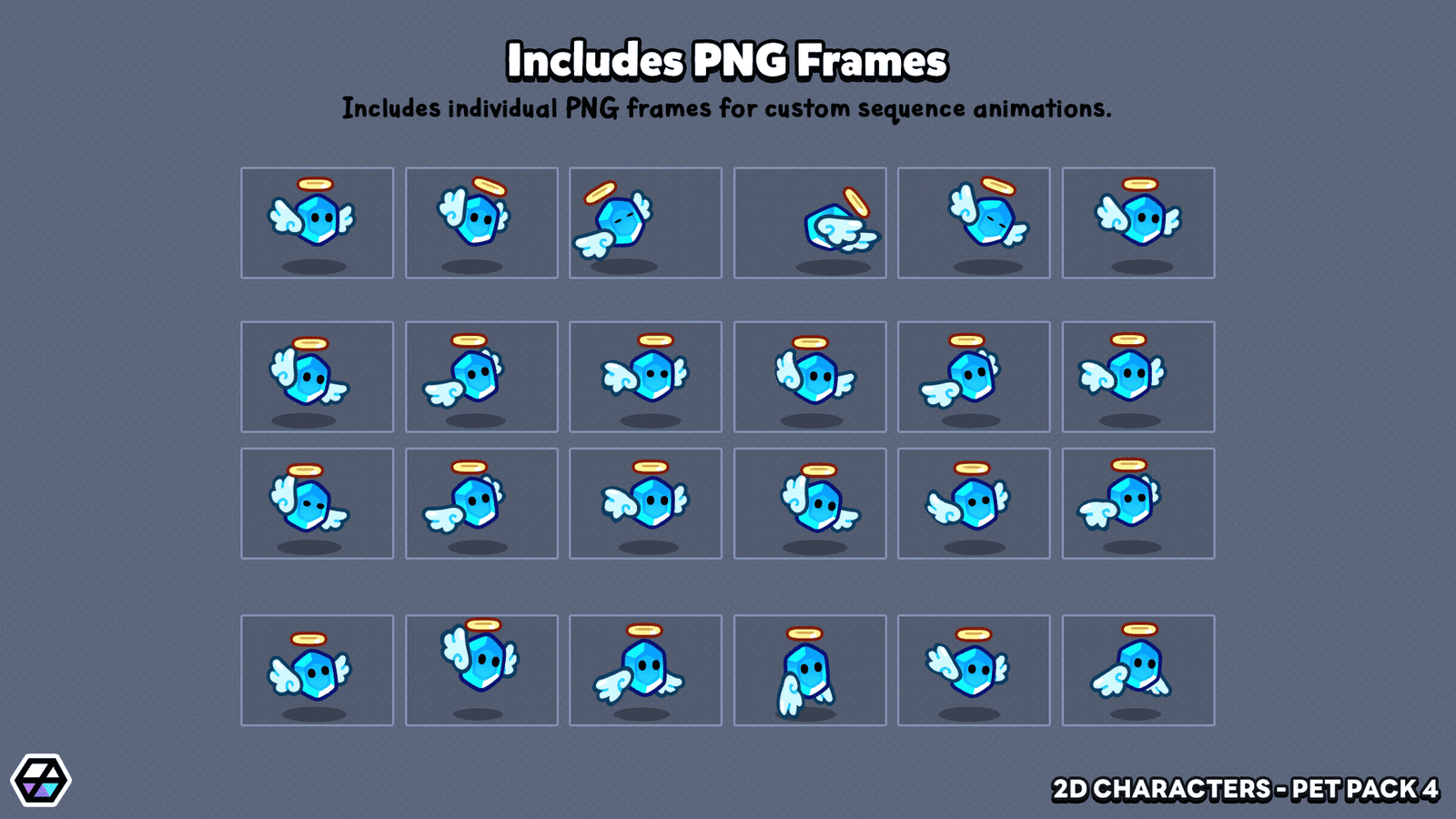 2D Characters - Pet Pack 4