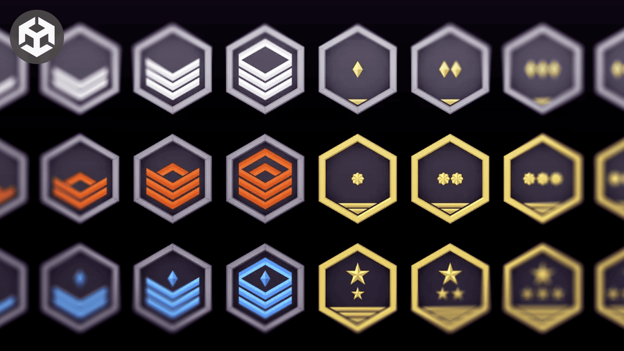 2D Icons - Space Rank