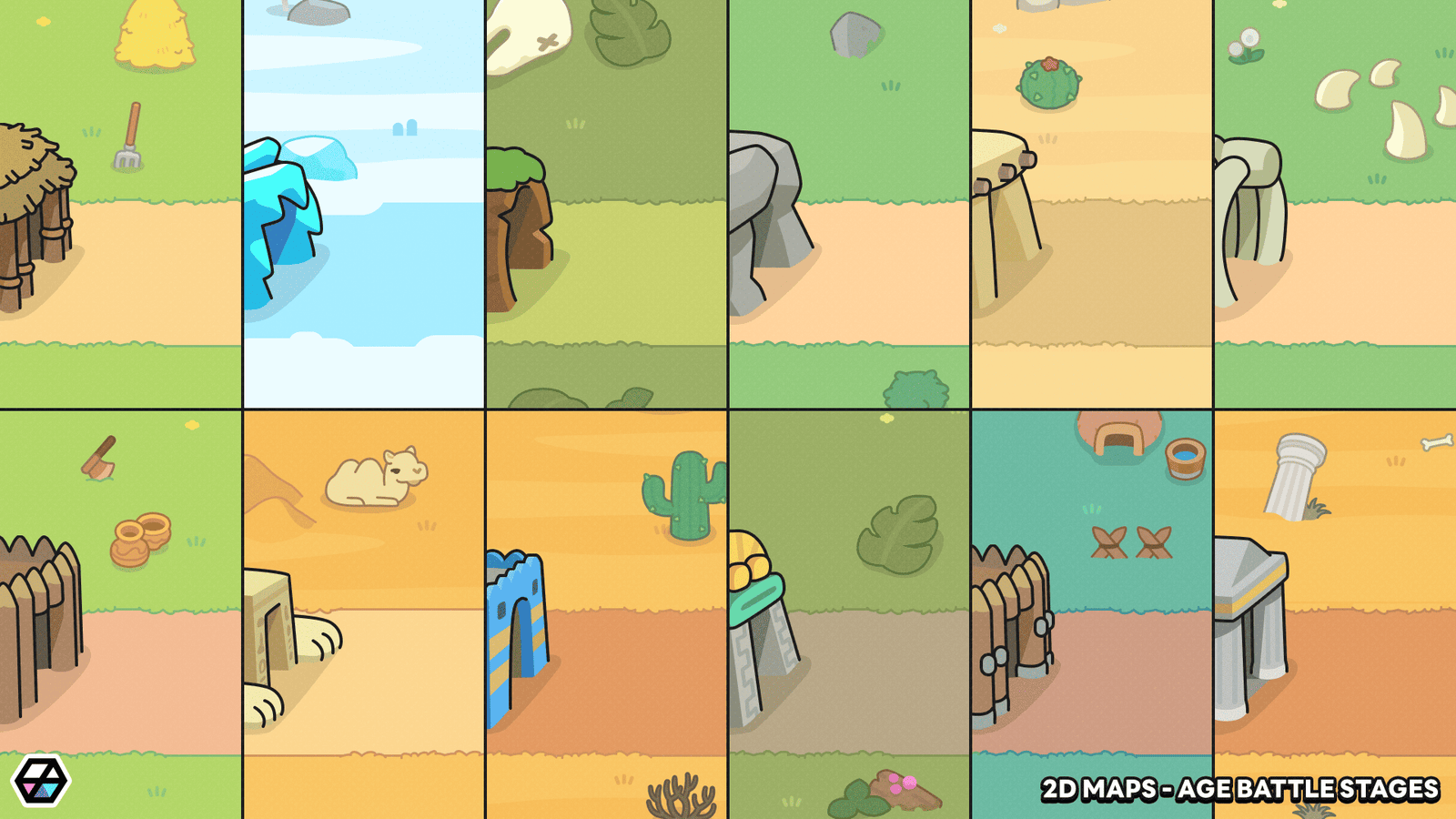 2D Maps - Age Battle Stages
