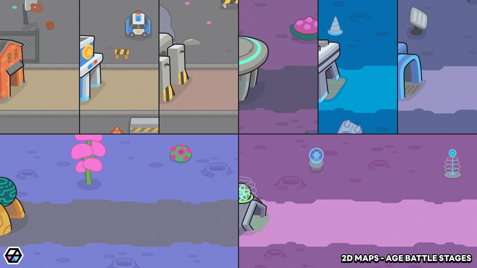 2D Maps - Age Battle Stages