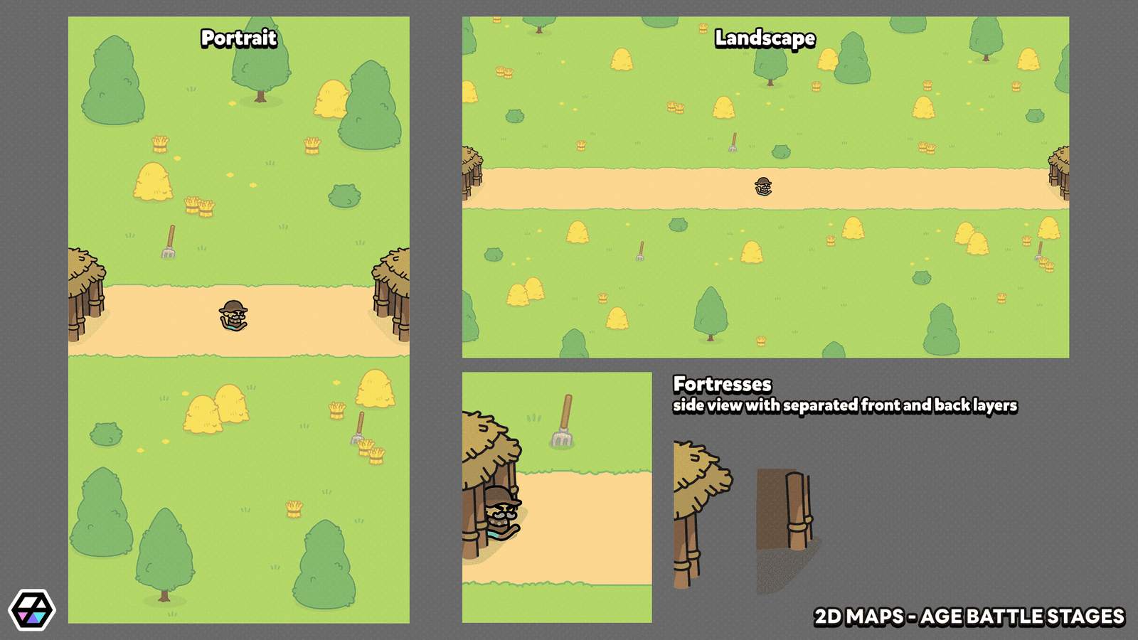 2D Maps - Age Battle Stages