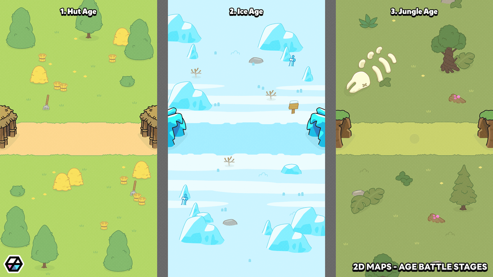 2D Maps - Age Battle Stages
