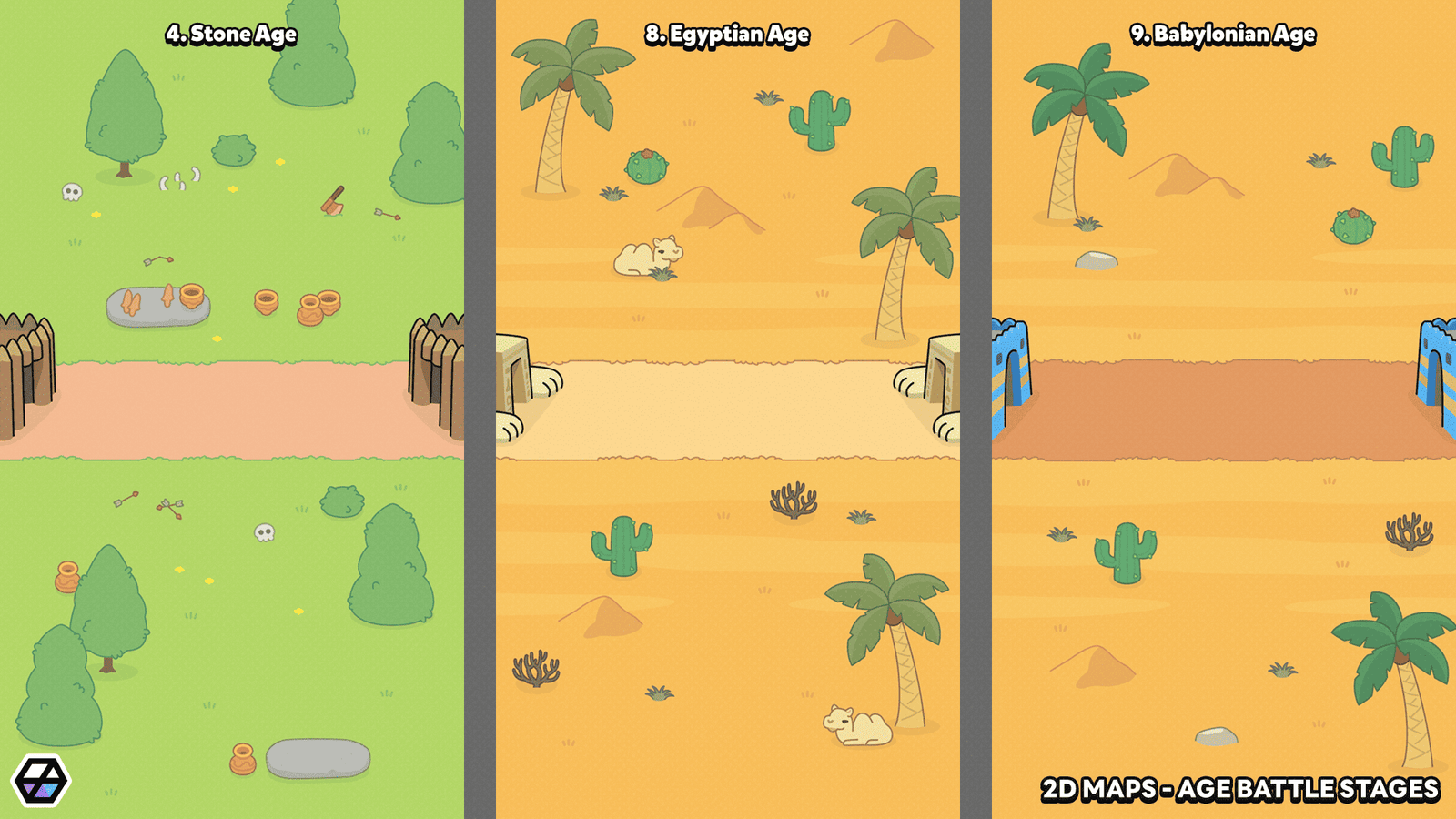 2D Maps - Age Battle Stages