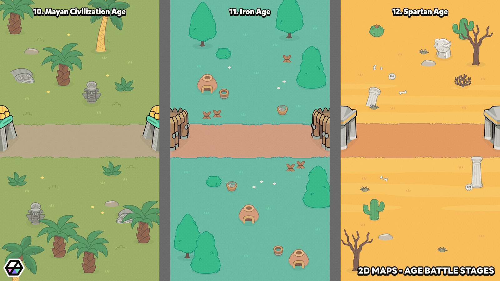 2D Maps - Age Battle Stages