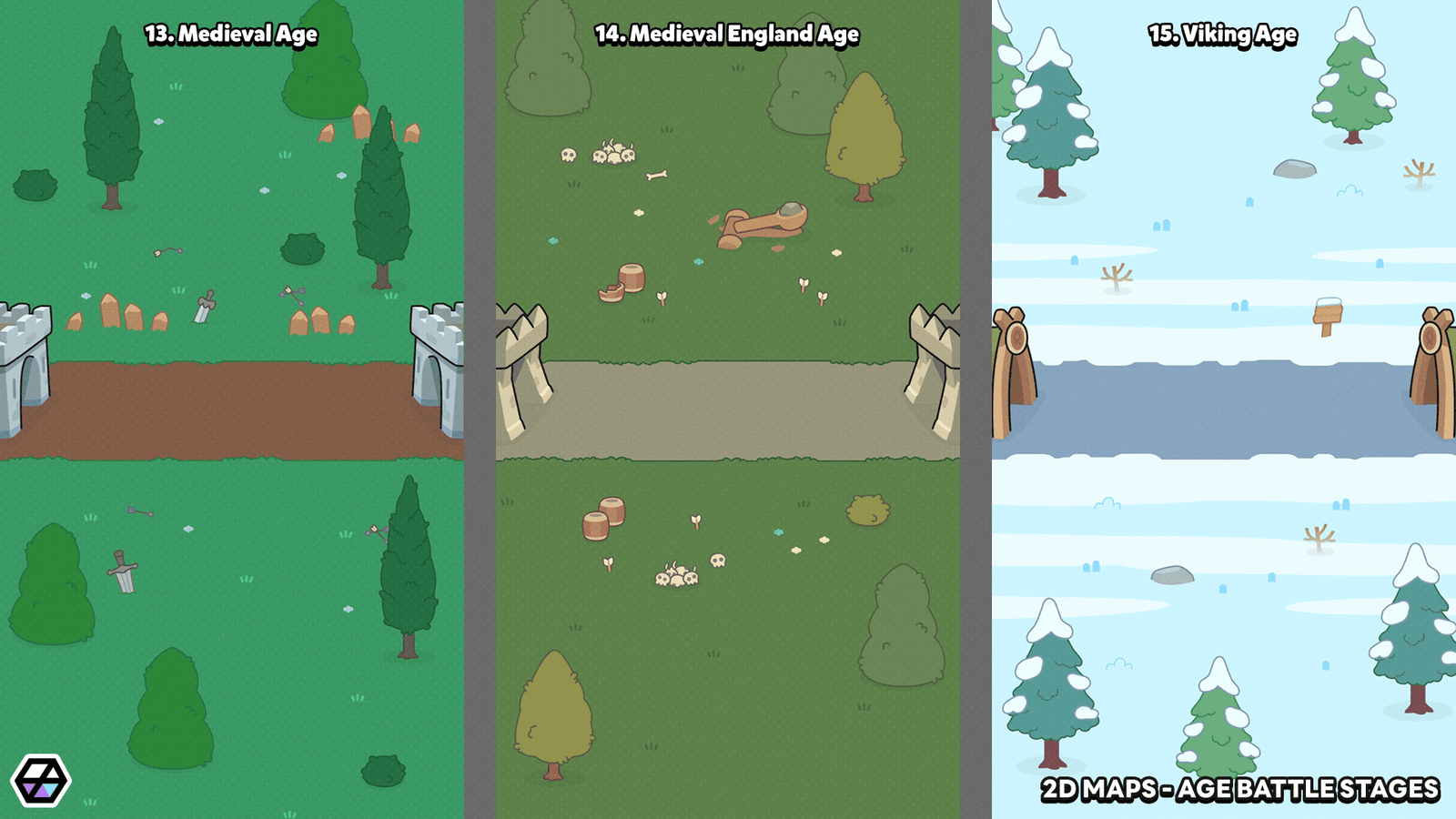 2D Maps - Age Battle Stages