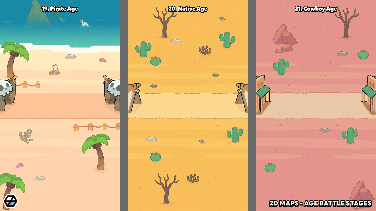 2D Maps - Age Battle Stages