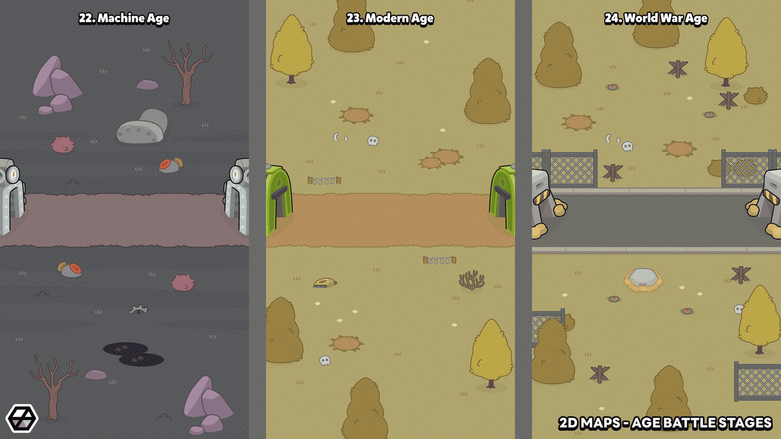 2D Maps - Age Battle Stages