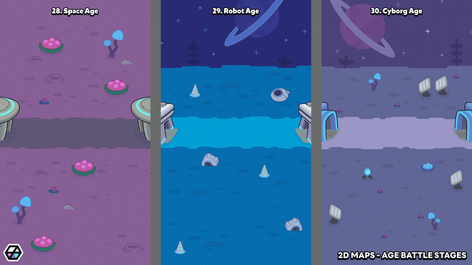 2D Maps - Age Battle Stages