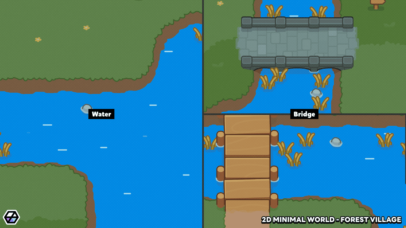 2D Minimal World - Forest Village