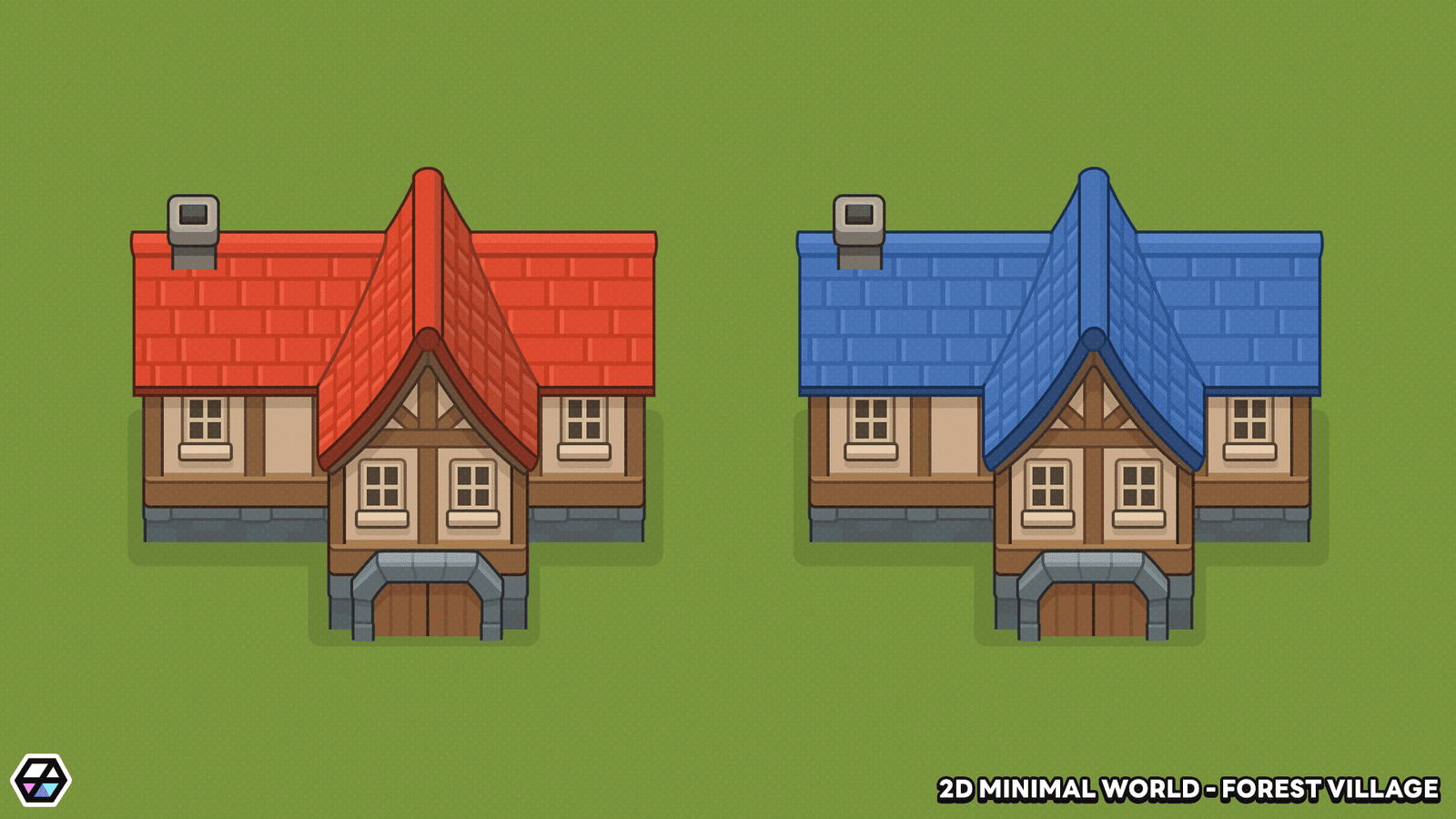 2D Minimal World - Forest Village