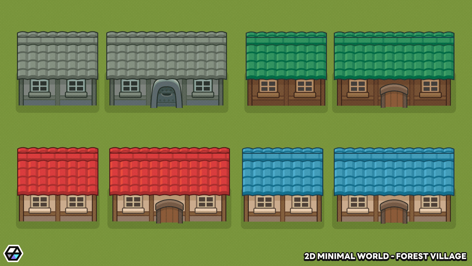 2D Minimal World - Forest Village