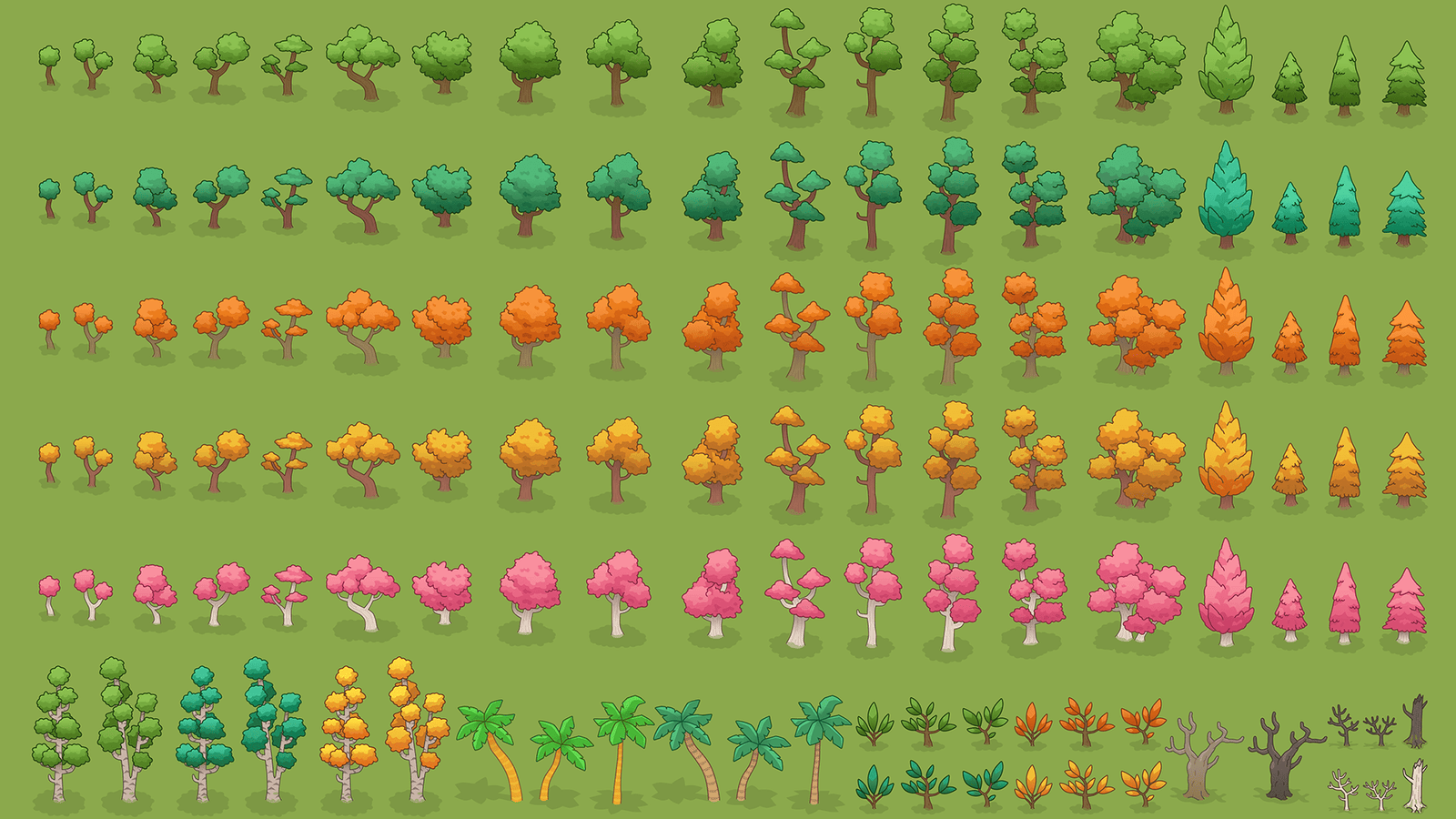 2D minimal environment prop from LAYERLAB Shop, featuring a simple, stylized map design with clean lines and muted colors.