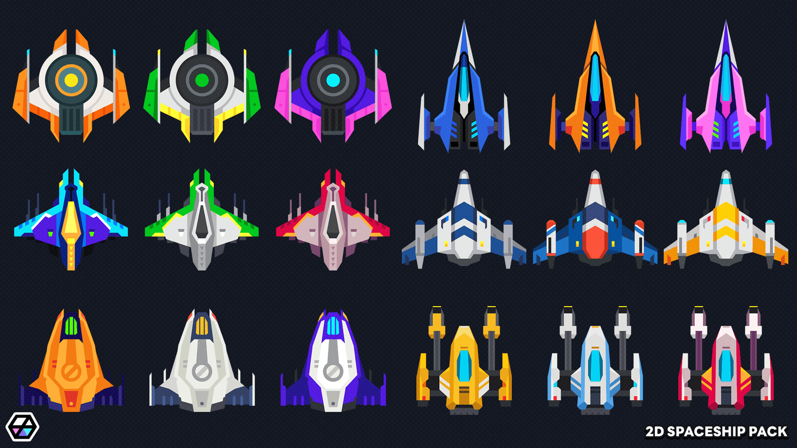 2D Spaceship Pack